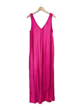 V neck dress
