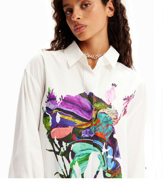 M. Christian Lacroix oversize arty shirt