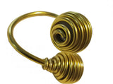Spiral cuff bracelet