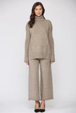 Mocha Stretched Knitted Sweater