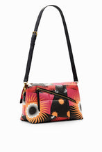 Load image into Gallery viewer, Midsize geometric patchwork crossbody bag