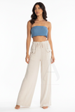 2 Front button Pocket linen Pants (ON 5919)
