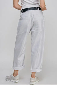 Metallic Coated Jeans Pants