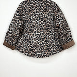 Leopard pattern coats, with colored background