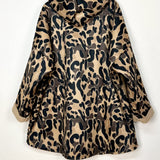 Jacket Patterned vest with pocket and hood