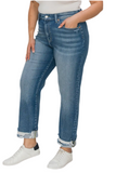 Plus Size High Rise Stretch Jeans
