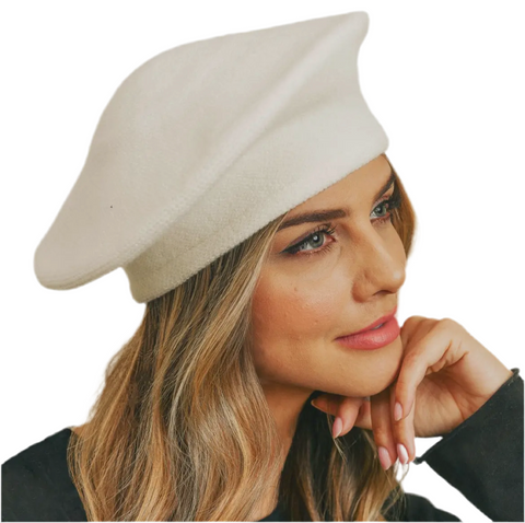 Solid French Beret Hat