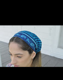 Upcycled silk sari reversible headband