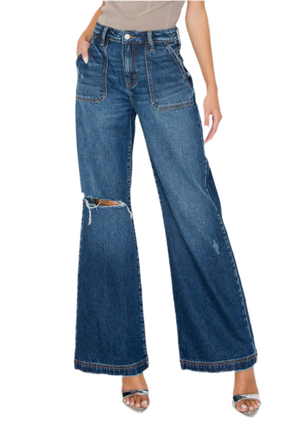 High Rise Flare Jeans