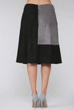 Suede Stretch Skirt