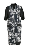 My Soul Oldies Front Zipper Dress Jacket Black/White 2121