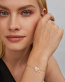 ARI HEART DELICATE CHAIN BRACELET