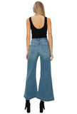 High Rise Crop Palazzo Jeans