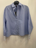 Lior Stripped Crop Blouse