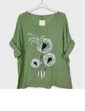 flower pattern blouse