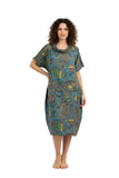 Cowl Neck Dress Transparente