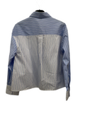 Lior Stripped Crop Blouse