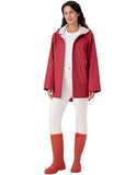 Nikki JonesWaterproof hooded shirttail rain jacket S66014-505 S26