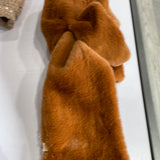Faux Fur Warm Soft Furry Wrap Around Loophole Scarf