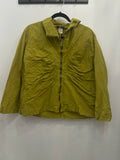 Reina Lee Jacket Crinkled Chartreuse