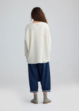 DAKOTA Textured hemp & cotton blouse