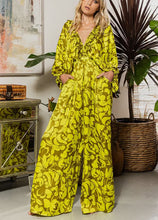 Load image into Gallery viewer, Floral Smocked Jumpsuit