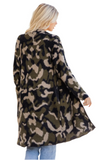 Camo Cardigan Curvy