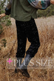 Plus Size Sequined Joggers Pants