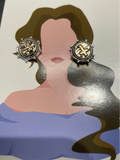 Tik Cross Earrings