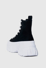 Load image into Gallery viewer, Black Chunky Platform High Top Sneakers