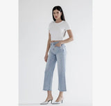 High Rise Wide Leg with Embellishments