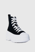 Load image into Gallery viewer, Black Chunky Platform High Top Sneakers