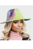 Tie Dye Fedora Hat