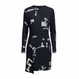 SHORT NEWSPAPER DRESS