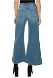 High Rise Crop Palazzo Jeans