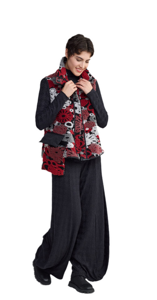 Flurry Floral Boucle Vest