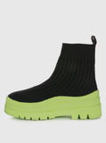 Knitted platform boots Women