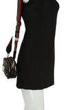 Rhinestone Bee LeopardPrint Crossbody Bag
