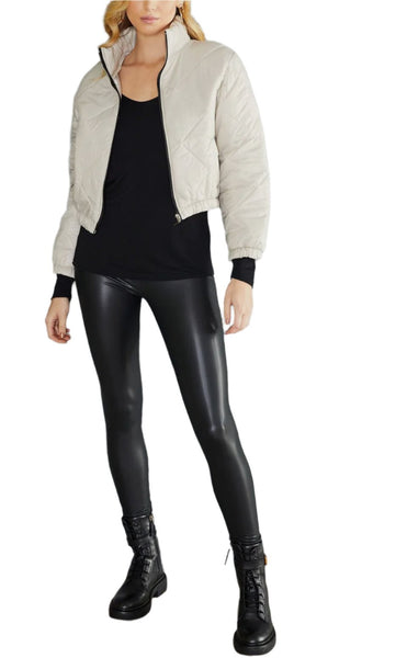 Coated PU High Waist Premium Leggings