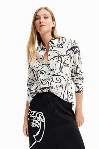 Arty faces shirt Desigual