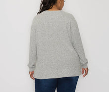 Load image into Gallery viewer, Cozy Knit Long Sleeve Rose Stud Pullover