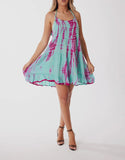 Green Tie Dye Dress