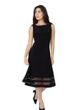 Elegant Sheer A-line Dress Style 50182