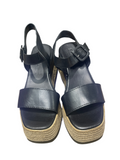 Venetia Black Sandals Genuine Leather