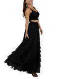 Long Layered Skirt