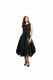 Ruffle Denim Dress