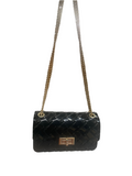 Poppy Quilted Handbag - Black