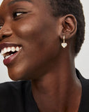 ARI HEART HUGGIE EARRINGS