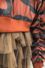 Load image into Gallery viewer, Sheer mesh Ruffle coat