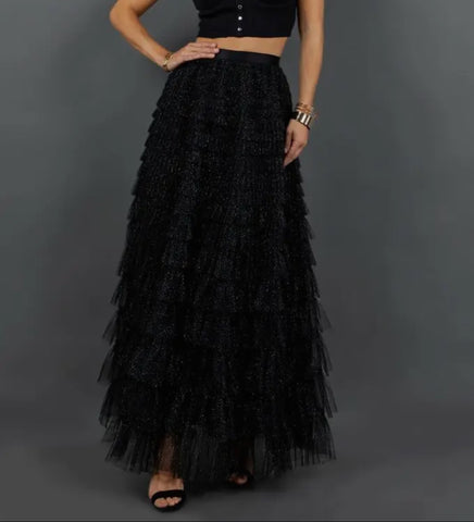 Long Layered Skirt